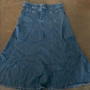 Cato denim jean skirt